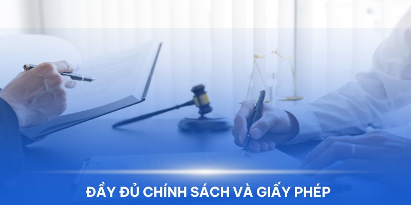 Website có đầy đủ chính sách và giấy phép hoạt động